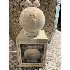1994 Precious Moments Ornament #530387 "You're As Pretty As A Christmas Tree"